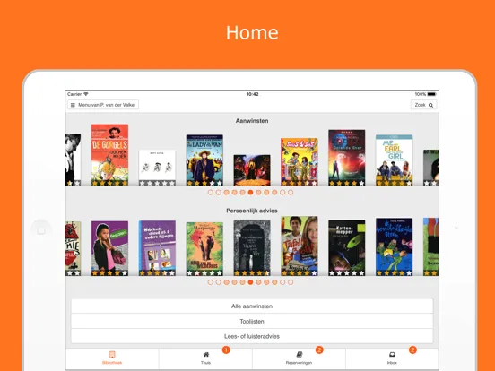 Bibliotheek Wise iPad  سکرین شاٹس