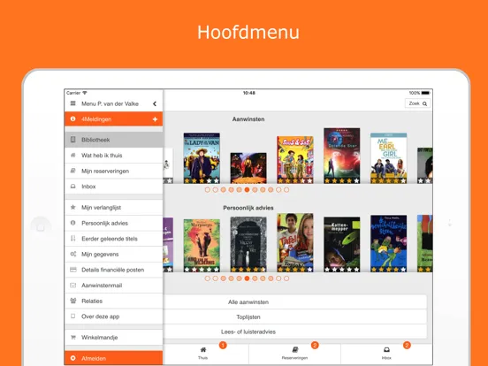 Bibliotheek Wise iPad  سکرین شاٹس