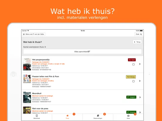 Bibliotheek Wise iPad  سکرین شاٹس