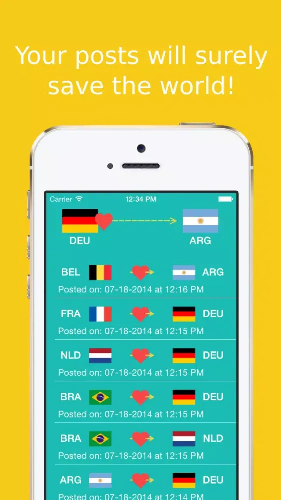 Capturas de tela do I Love Your Country