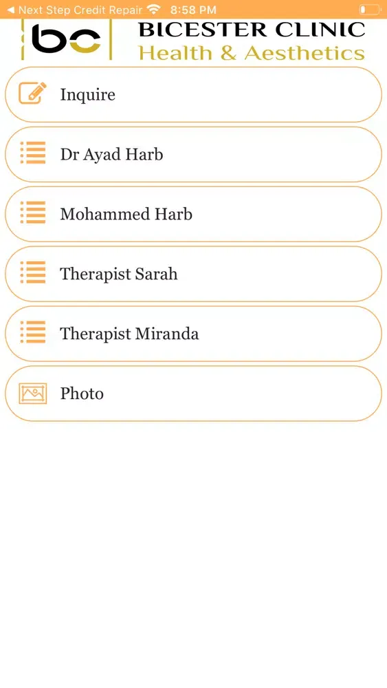 Screenshot di Bicester Clinic Limited