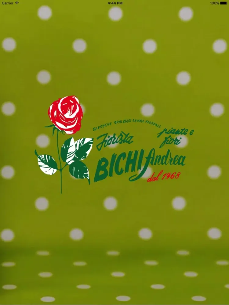 Bichi Fiorista iPad  スクリーンショット