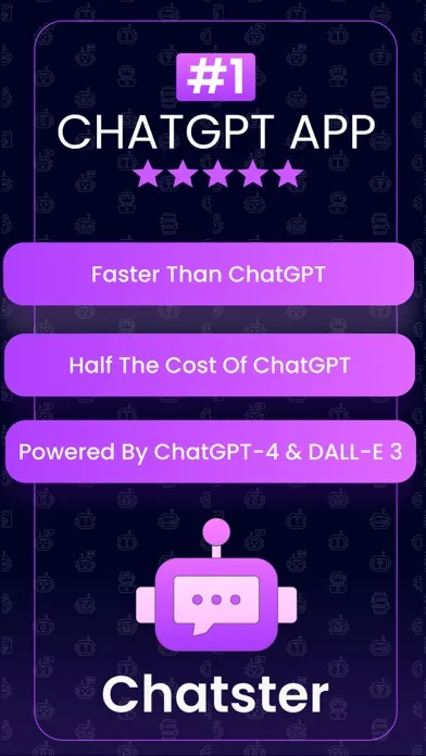 Ảnh chụp màn hình của Chatster AI - Writing & Images