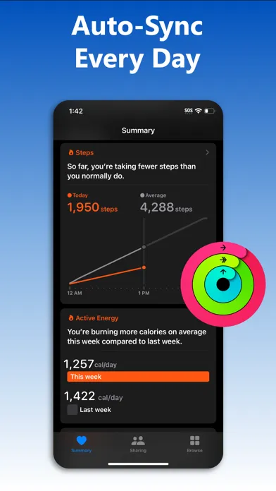 Fitbit to Apple Health Sync Ekran Görüntüleri