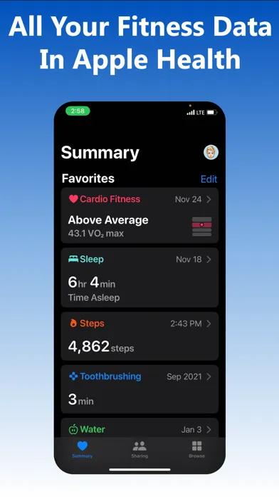 Fitbit to Apple Health Sync Ekran Görüntüleri