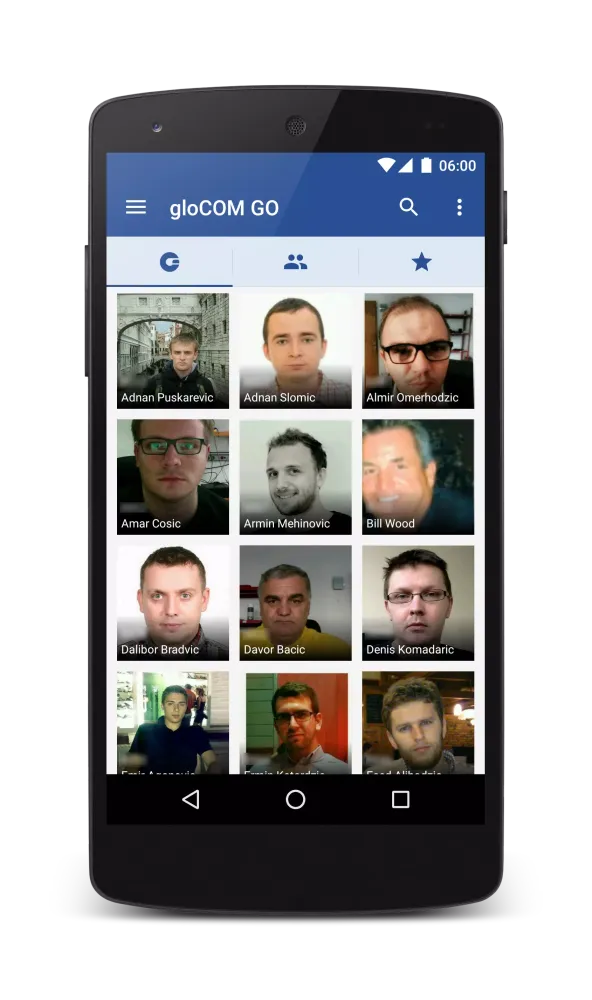 Captures d'écran de gloCOM GO