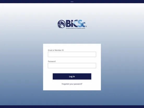 Tangkapan layar BICSc CPSS iPad 