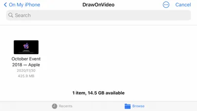 DrawOnVideo - markup on video 스크린샷