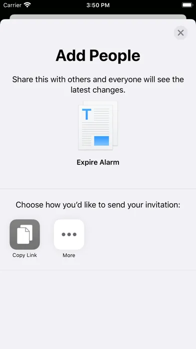 Capturas de pantalla de Expire Alarm