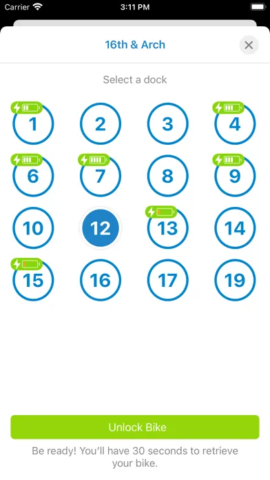 Indego Bike Share Screenshots
