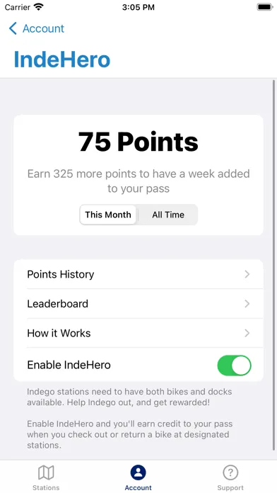 Indego Bike Share Screenshots
