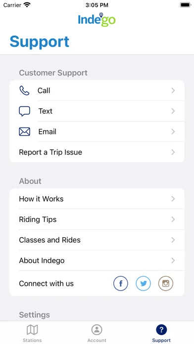 Indego Bike Share Screenshots