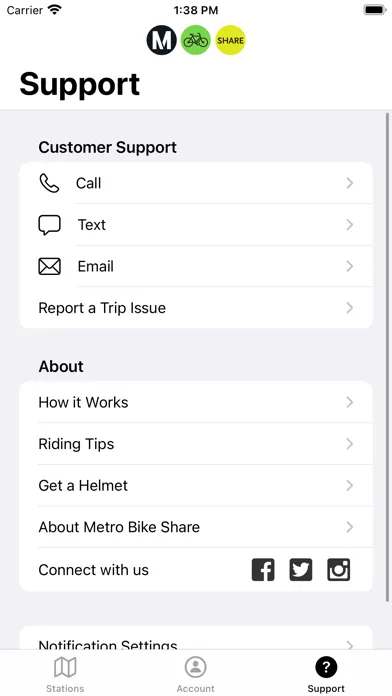 Metro Bike Share应用截图