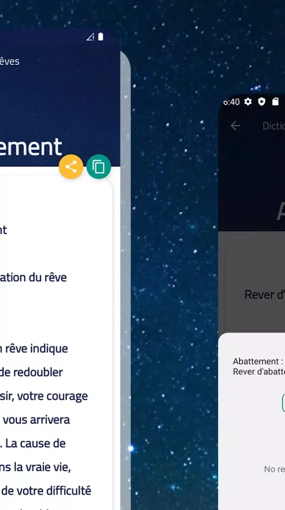 Zrzuty ekranu Dictionnaire des Rêves