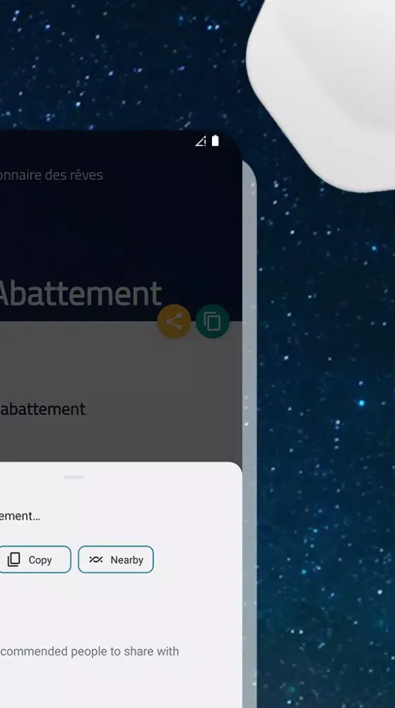 Zrzuty ekranu Dictionnaire des Rêves