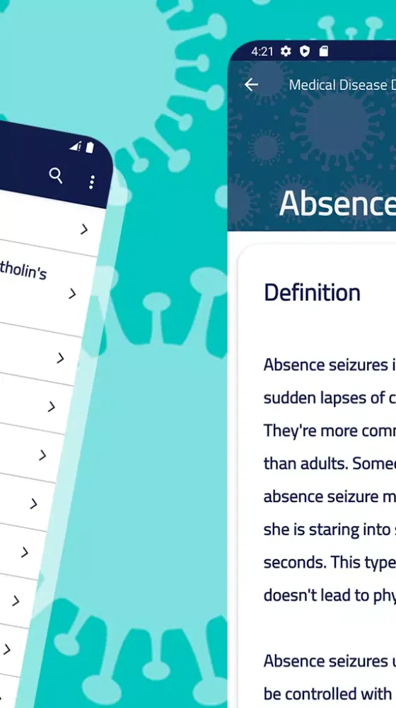 Capturas de tela do Medical Disease Dictionary