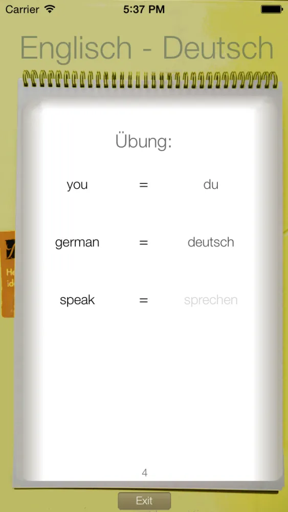 Скриншоты Vocabulary Trainer: German - English