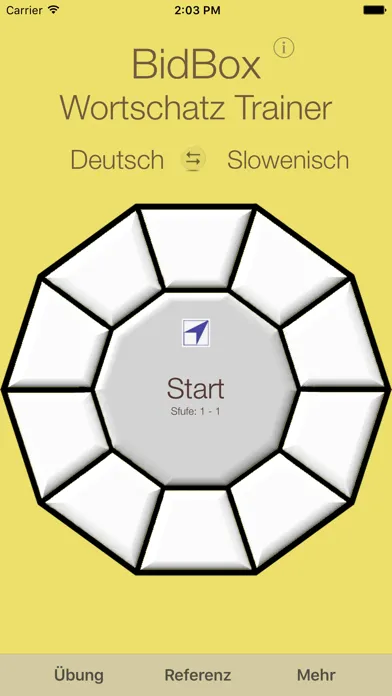Vocabulary Trainer: German - Slovenian スクリーンショット