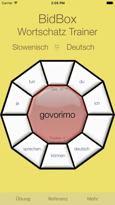 Vocabulary Trainer: German - Slovenian スクリーンショット