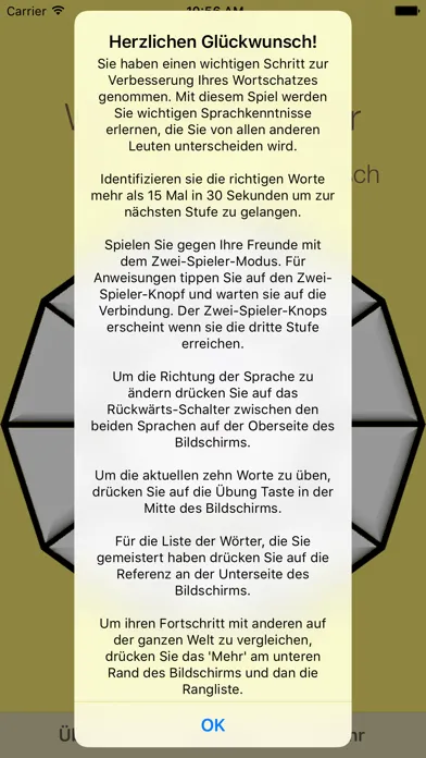 Vocabulary Trainer: German - Slovenian スクリーンショット