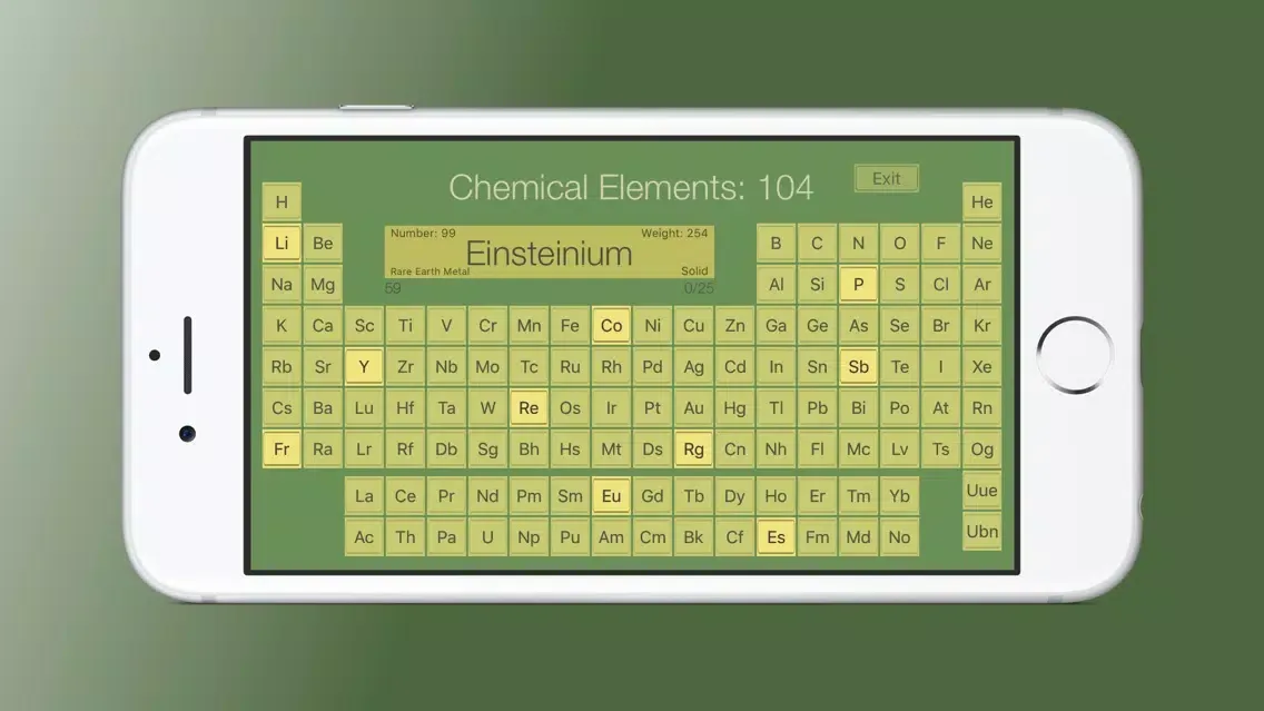 Скриншоты Chemical Elements Trainer