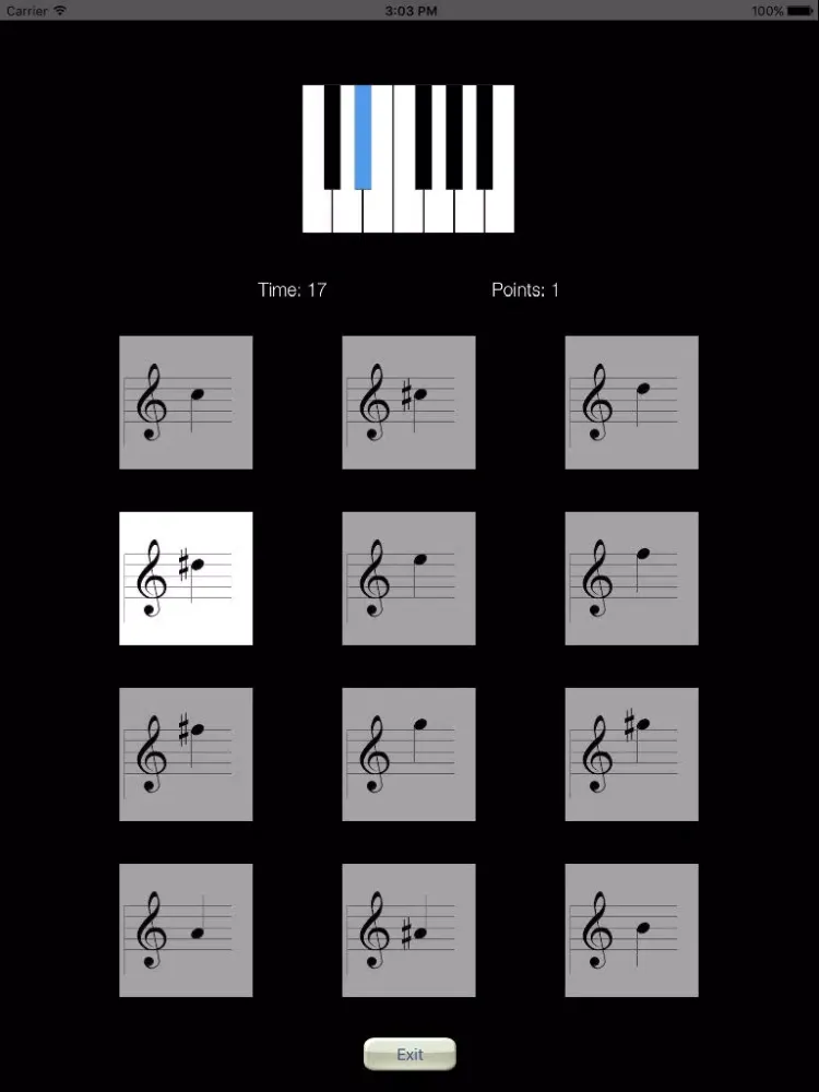 Ảnh chụp màn hình của Sheet Music Trainer Piano iPad 