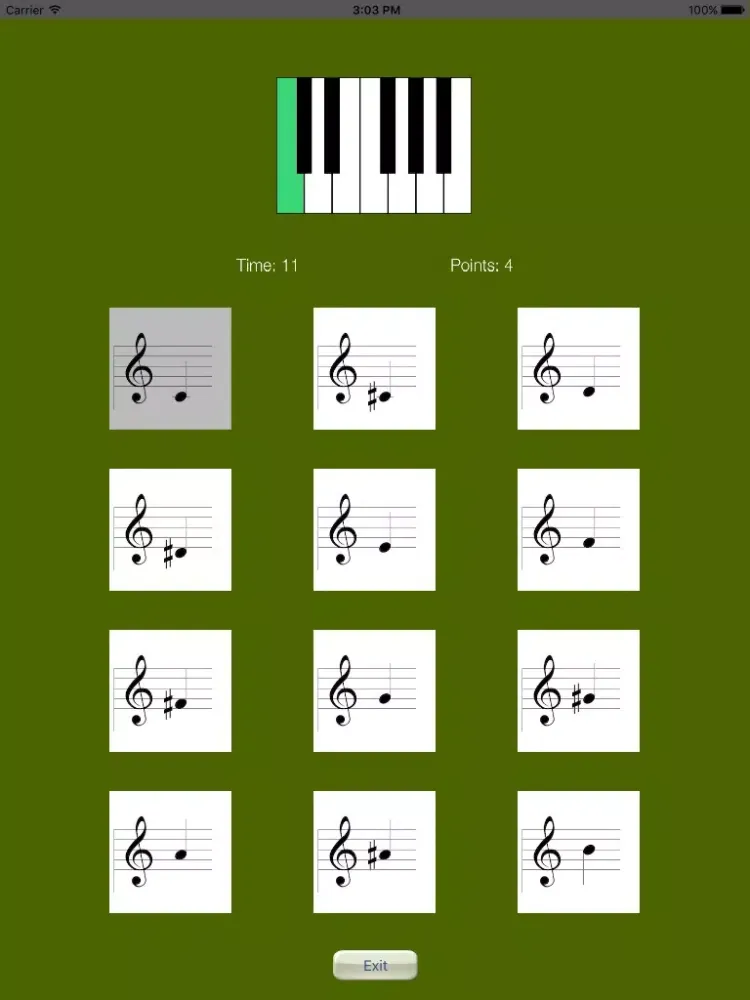 Ảnh chụp màn hình của Sheet Music Trainer Piano iPad 