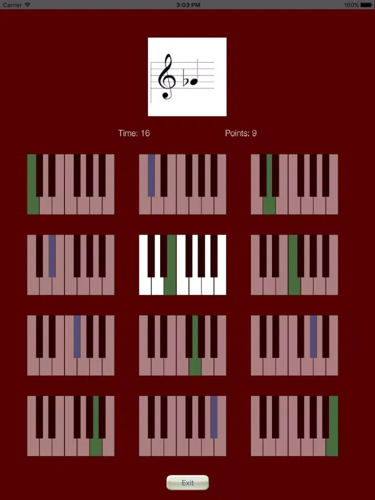 Ảnh chụp màn hình của Sheet Music Trainer Piano iPad 