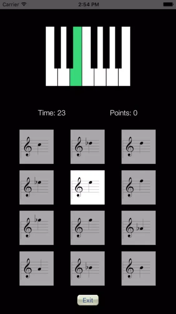 Ảnh chụp màn hình của Sheet Music Trainer Piano