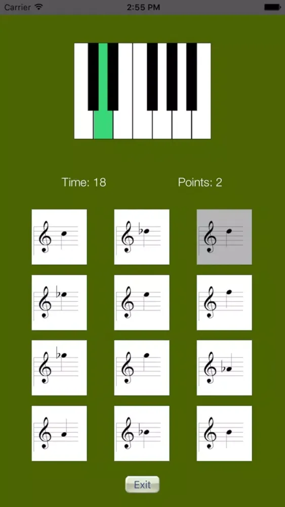 Ảnh chụp màn hình của Sheet Music Trainer Piano