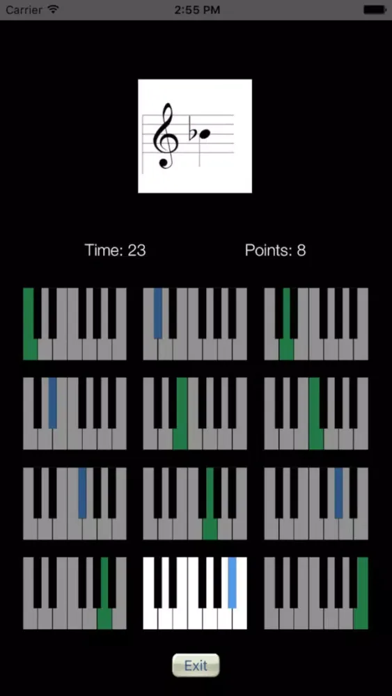 Ảnh chụp màn hình của Sheet Music Trainer Piano