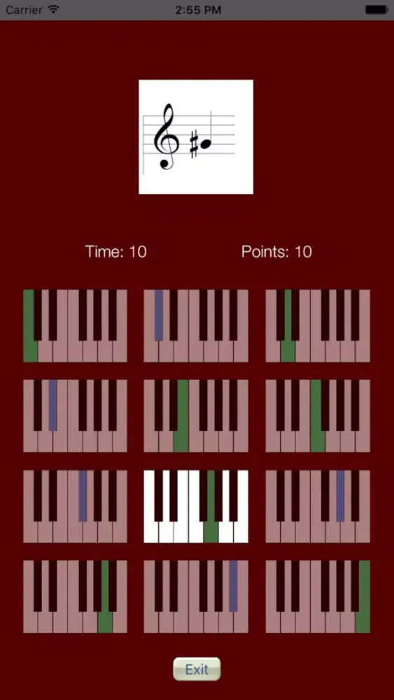 Ảnh chụp màn hình của Sheet Music Trainer Piano