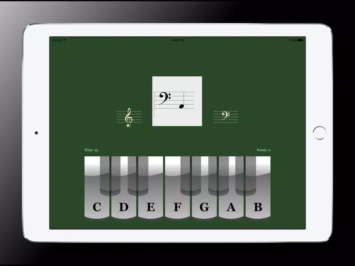 Sight Reading Trainer iPad  スクリーンショット