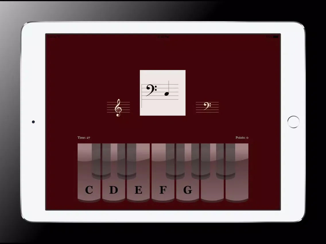 Sight Reading Trainer iPad  スクリーンショット