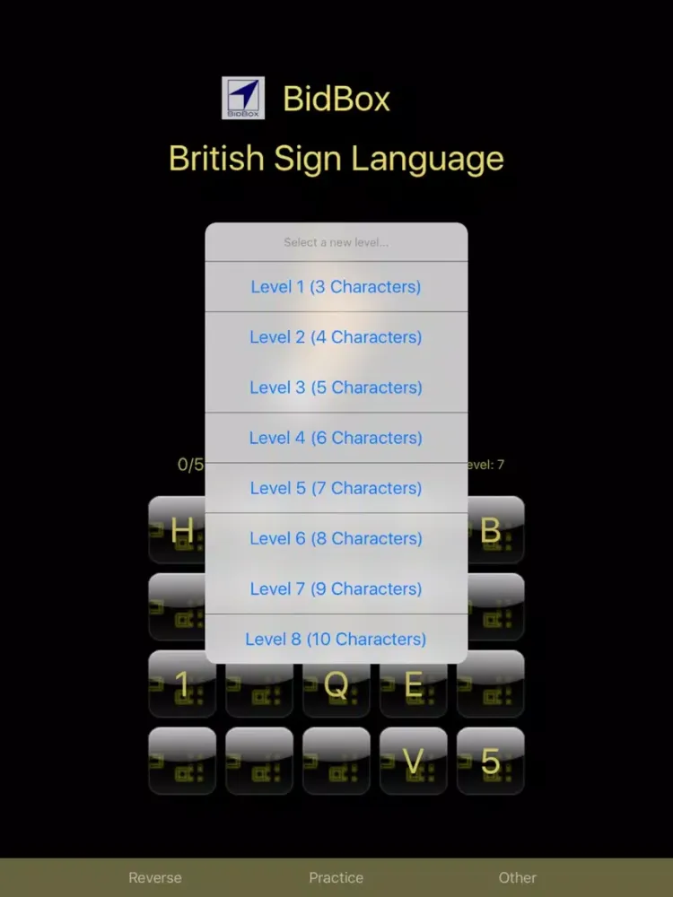 British Sign Language Alphabet iPad  스크린샷
