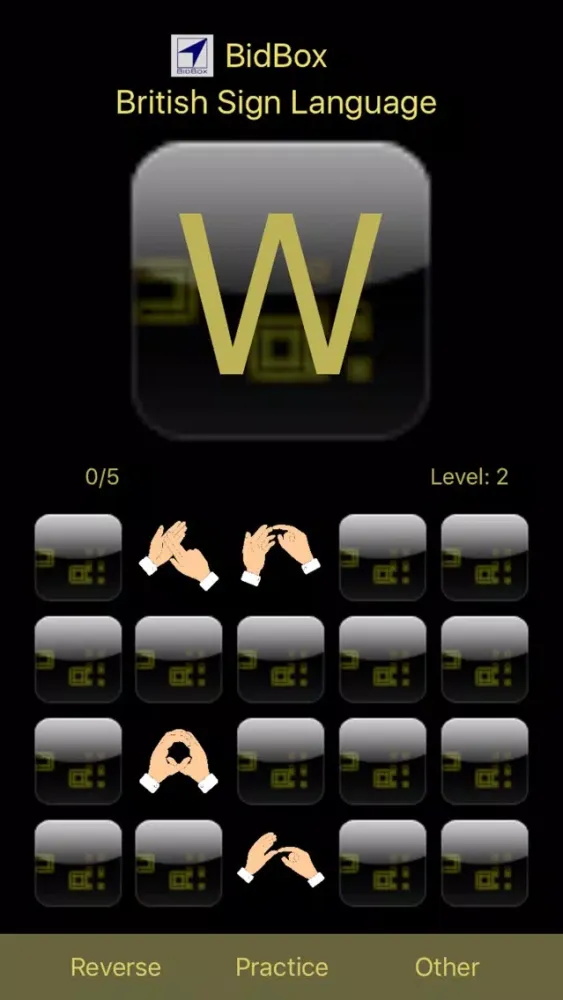 British Sign Language Alphabet 스크린샷