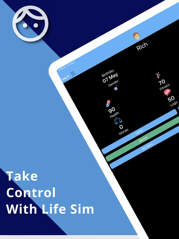 Capturas de tela do Life Sim: Your World, Your Way iPad 