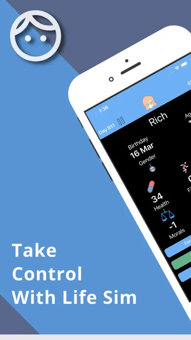 Capturas de tela do Life Sim: Your World, Your Way