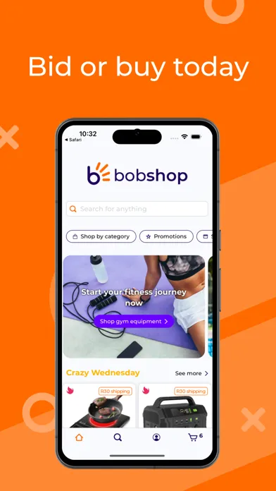 ภาพหน้าจอของ Bob Shop – formerly bidorbuy