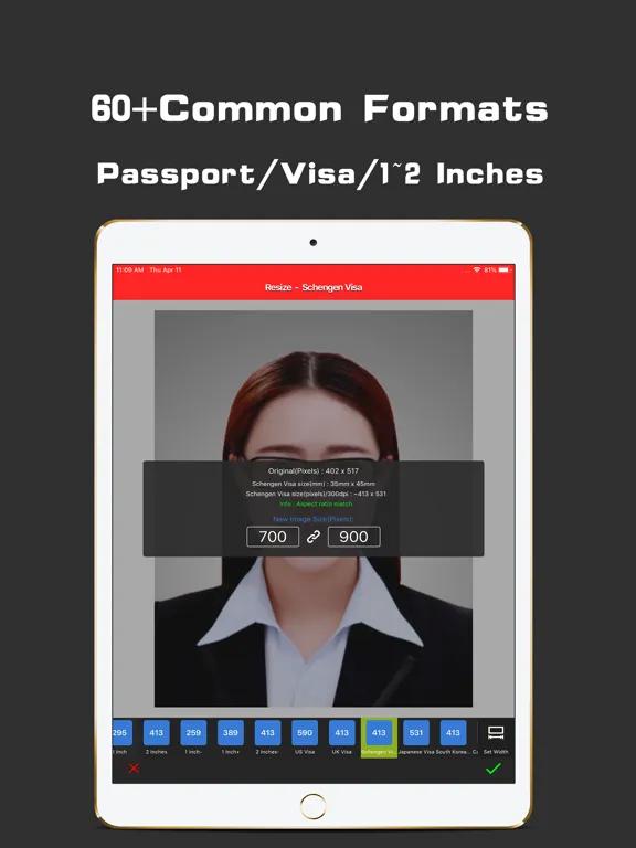 KIA IDPhoto-Passport Visa Pic iPad  Screenshots