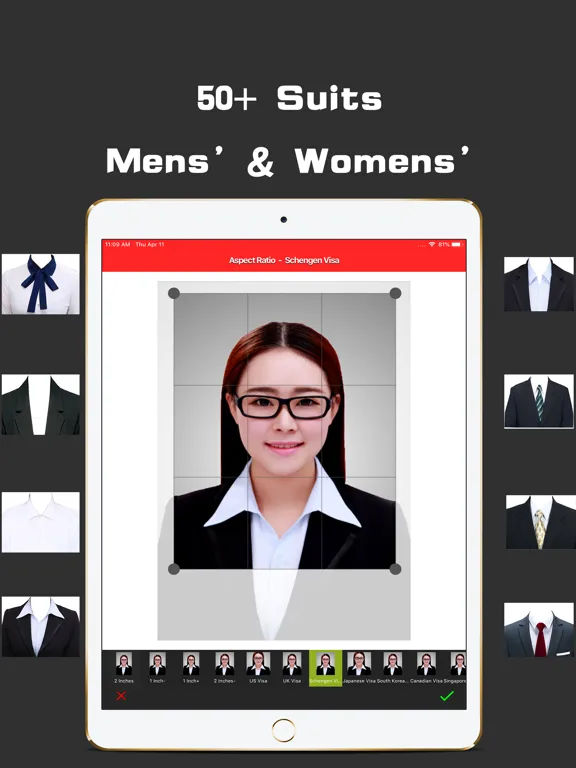 KIA IDPhoto-Passport Visa Pic iPad  Screenshots