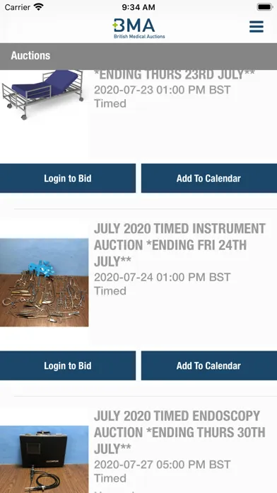 BMA Auctions स्क्रीनशॉट