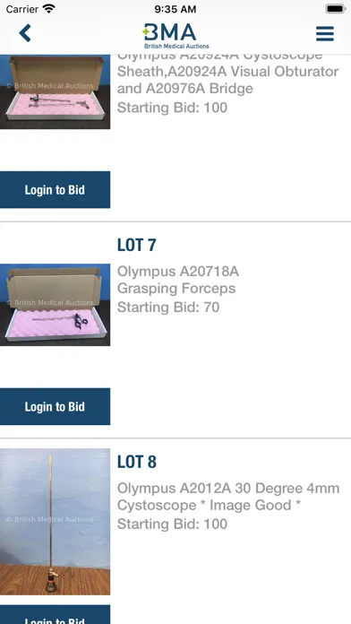 BMA Auctions स्क्रीनशॉट