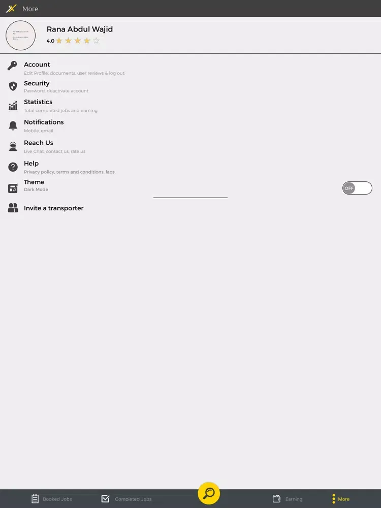 Capturas de pantalla de LoadX Transporter iPad 