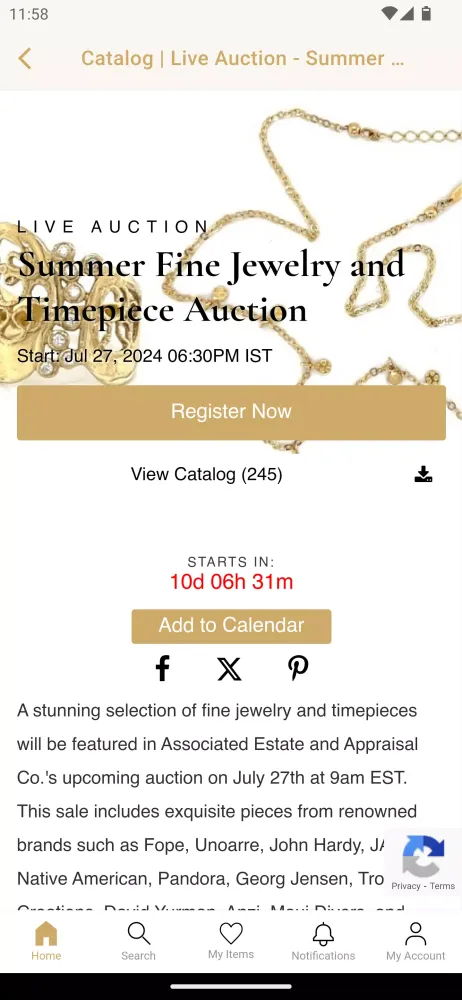 Associated Estate Auctions Screenshots