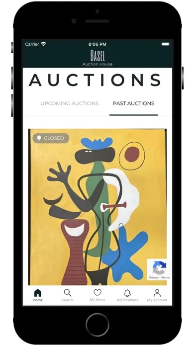 Tangkapan skrin Basel Auction House