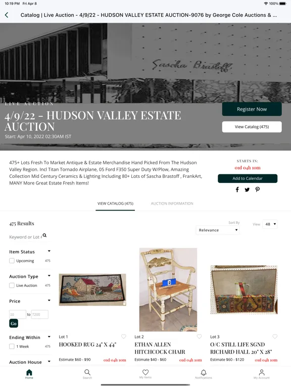 George Cole Auctions & Realty iPad  سکرین شاٹس