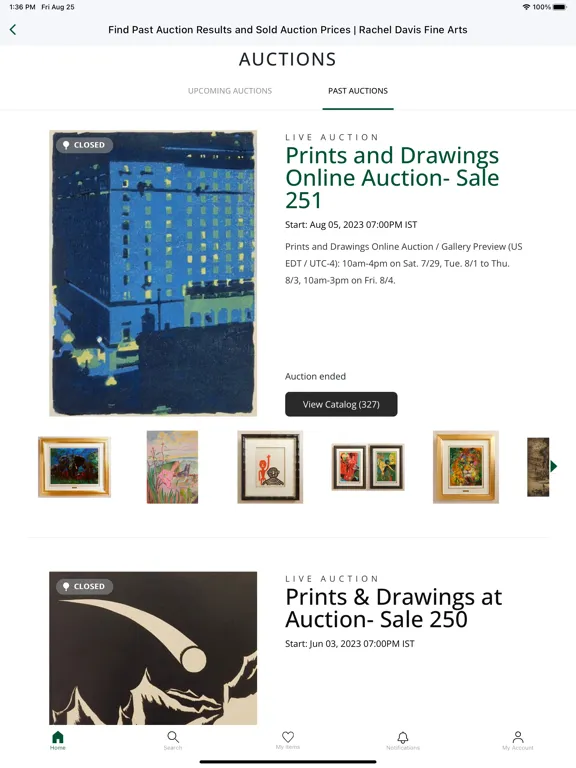 Rachel Davis Fine Art iPad  Screenshots
