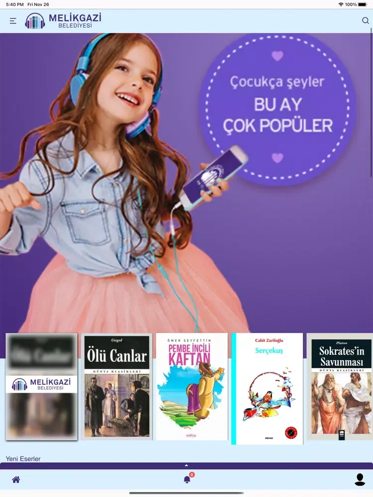 Capturas de pantalla de Melikgazi Kitap iPad 