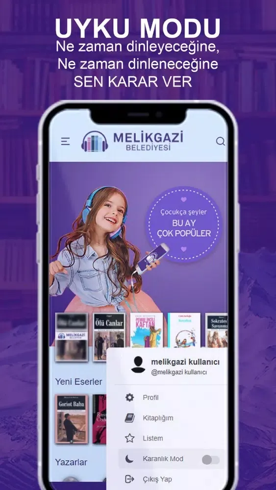 Capturas de pantalla de Melikgazi Kitap